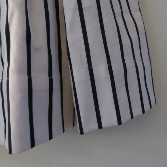KATE SPADE X BROOME STREET White Blue Cotton Stripe Skirt Coastal Preppy US 4 - Picture 6 of 13